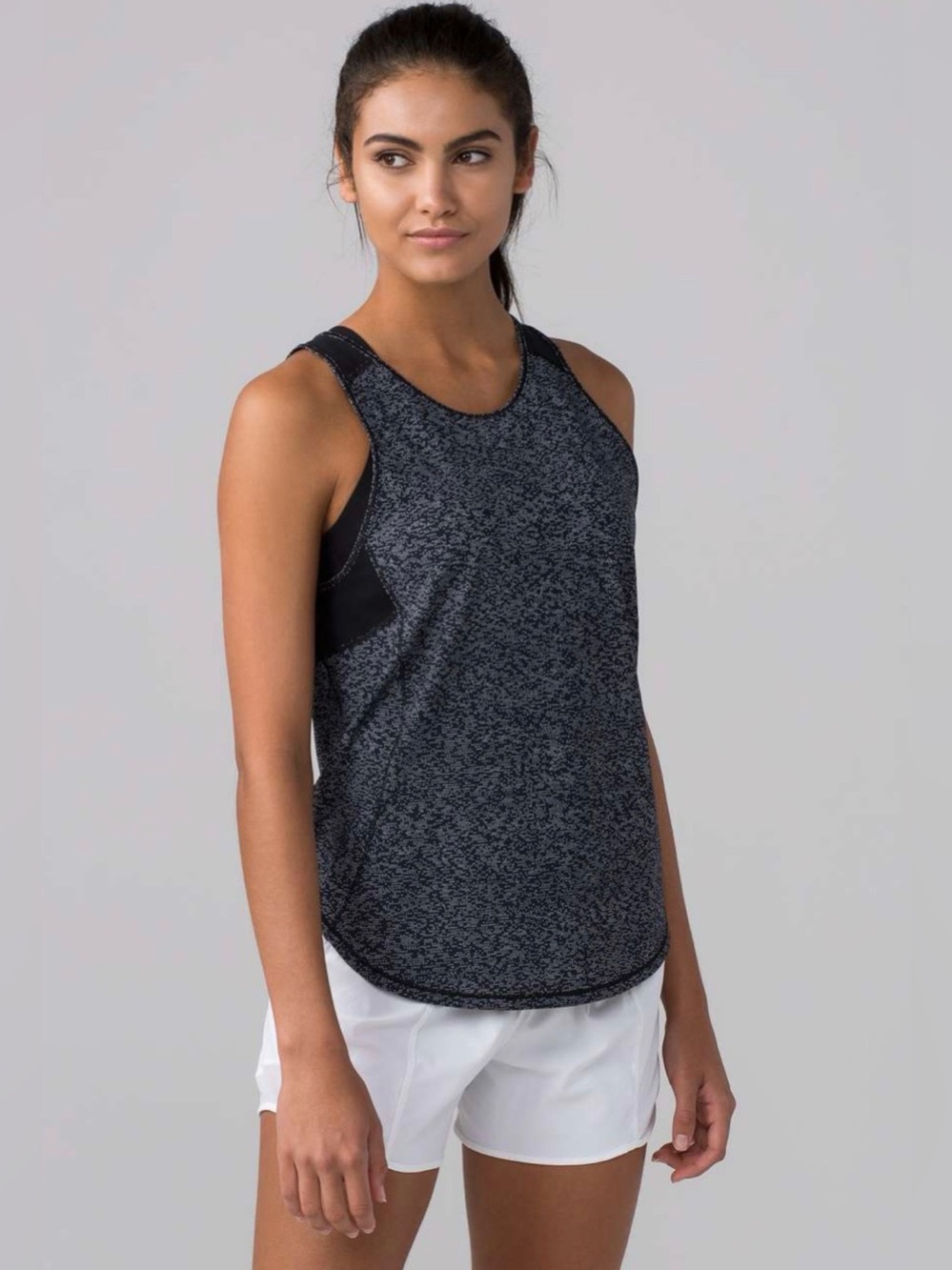 Lululemon Sculpt Tank II Black White Size 6 (Estimated